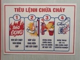 Bảng tiêu lệnh PCCC nhựa dẻo tại Thuận An