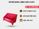 Kệ đôi đựng 2 bình chữa cháy tại Bàu Bàng